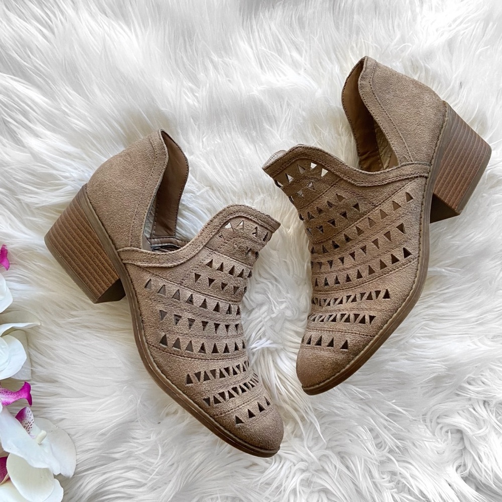 Fergalicious lacer cut perforated ankle booties - Picture 8 of 9